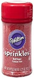 Wilton Sprinkles - Red Sanding Sugar (3.25 oz.) | Amazon (US)
