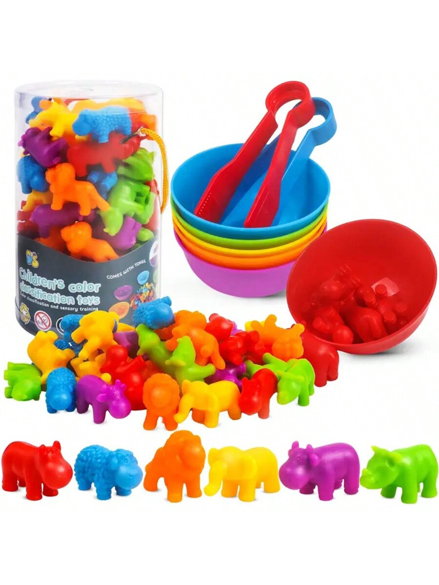 Counting Toys Matching Games With Sorting Bowls Preschool Learning Activities Sorting Sensory Ear... | SHEIN
