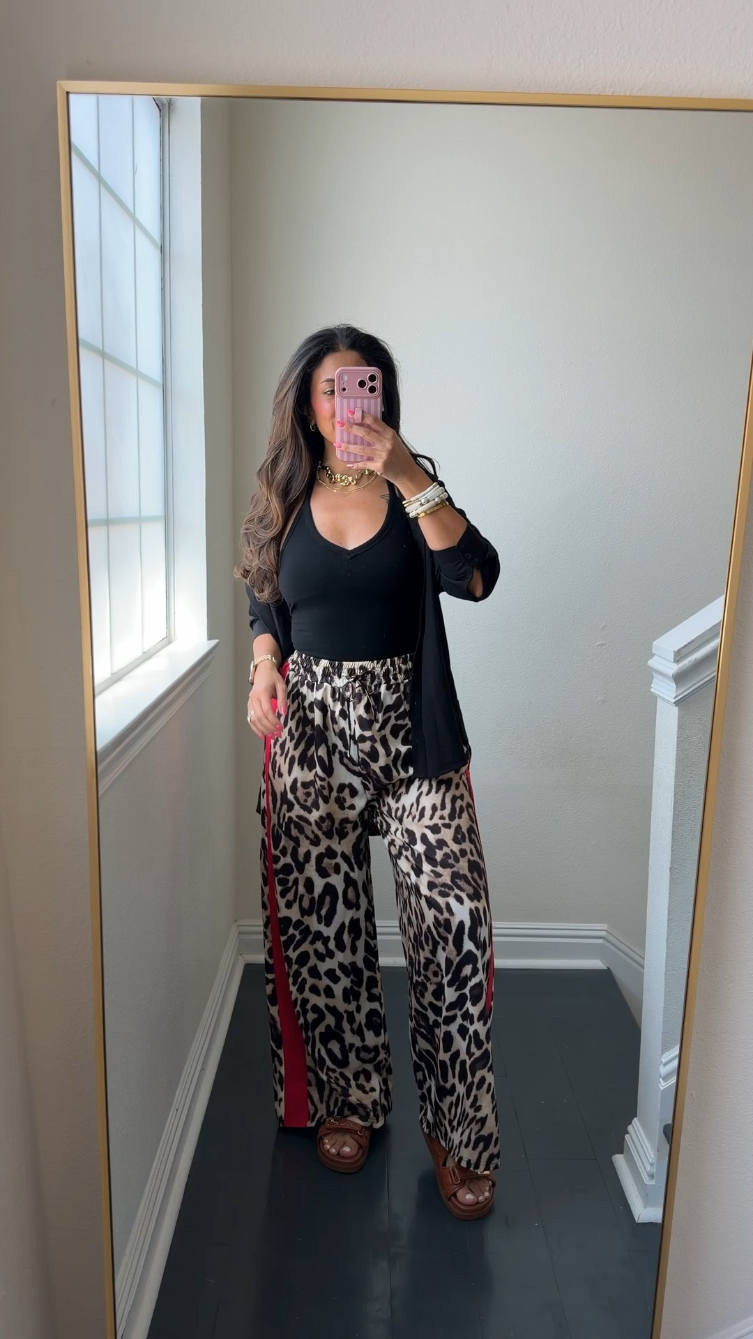 My outfit of the day!! Wearing medium in the leopard pants, small in the Racerback tank  

#LTKMidsize #LTKSeasonal #LTKootd
