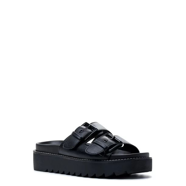 Madden NYC Two-Band Footbed Sandals | Walmart (US)