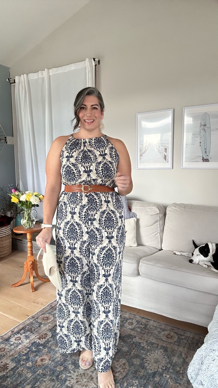 This jumpsuit made the list of favorites ✨ There’s something about how free my body feels in it. 

Follow @nicholebabinec for more body empowerment & mid - plus-size outfit inspiration. 

#bloomchic #wearwhatyoulove #plussizefashion #workwear #vacay #vacationoutfit #jumpsuit #resortwear 

#LTKWorkwear #LTKMidsize #LTKPlusSize