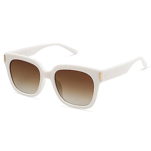 SOJOS Polarized Sunglasses for Women Men Trendy Square Large Sun Glasses SJ2149 | Amazon (US)