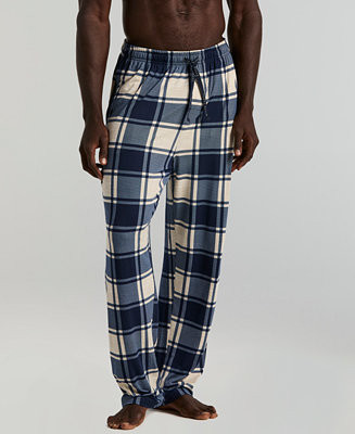 Men's Deluxe Touch Plaid Pattern Sleepwear Pants | Macy's