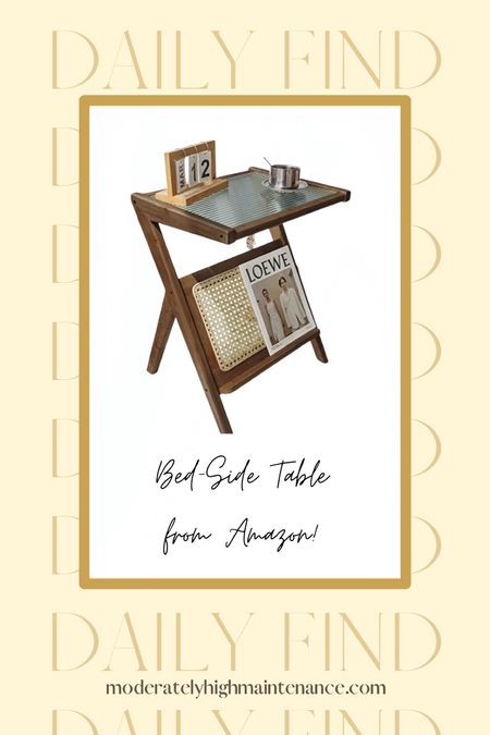 This Boho bed-side table is the perfect addition to your bedroom! Although it can work in the living room or hallway, it is ideal for the bedroom! Shop now!

#bedsidetable #bedroom #coffeetable #boho #chic #bohostyle #homedecor #airbnbproperties #airbnb #airbnbdecor #airbnbhost #airbnbproducts
#interiordesign #housedecor #favorites #homedecorfavorites #homedecoressentials #musthaves #homedecormusthaves #summerfinds #decorating #modern #modernhomedecor #aesthetic #aesthetichome #modernaesthetic #modernminimalistic #modernminimalistichome #homeinterior #bestproductshome #besthomeproducts #homeessentials #pattern #livingroom #kitchen #diningroom #bedroom #wall #outdoor #wooden 

#LTKhome #LTKFind