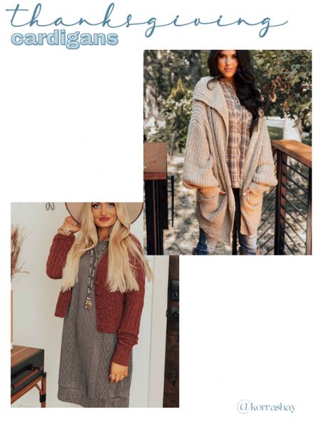 Thanksgiving day cardigans for your cozy thanksgiving outfit!

#LTKHoliday #LTKSeasonal #LTKstyletip