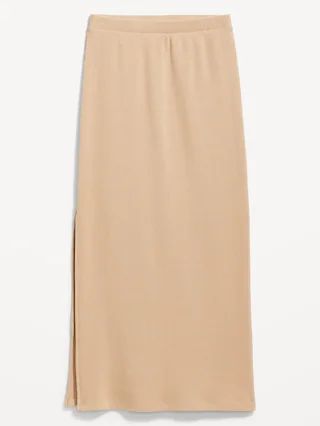 Pull-On Rib-Knit Maxi Skirt for Women | Old Navy (US)