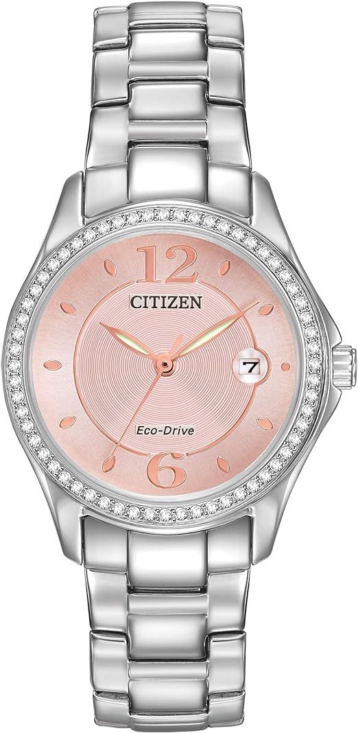 Citizen Women's Eco-Drive Silhouette Crystal Watch with Date | Amazon (US)