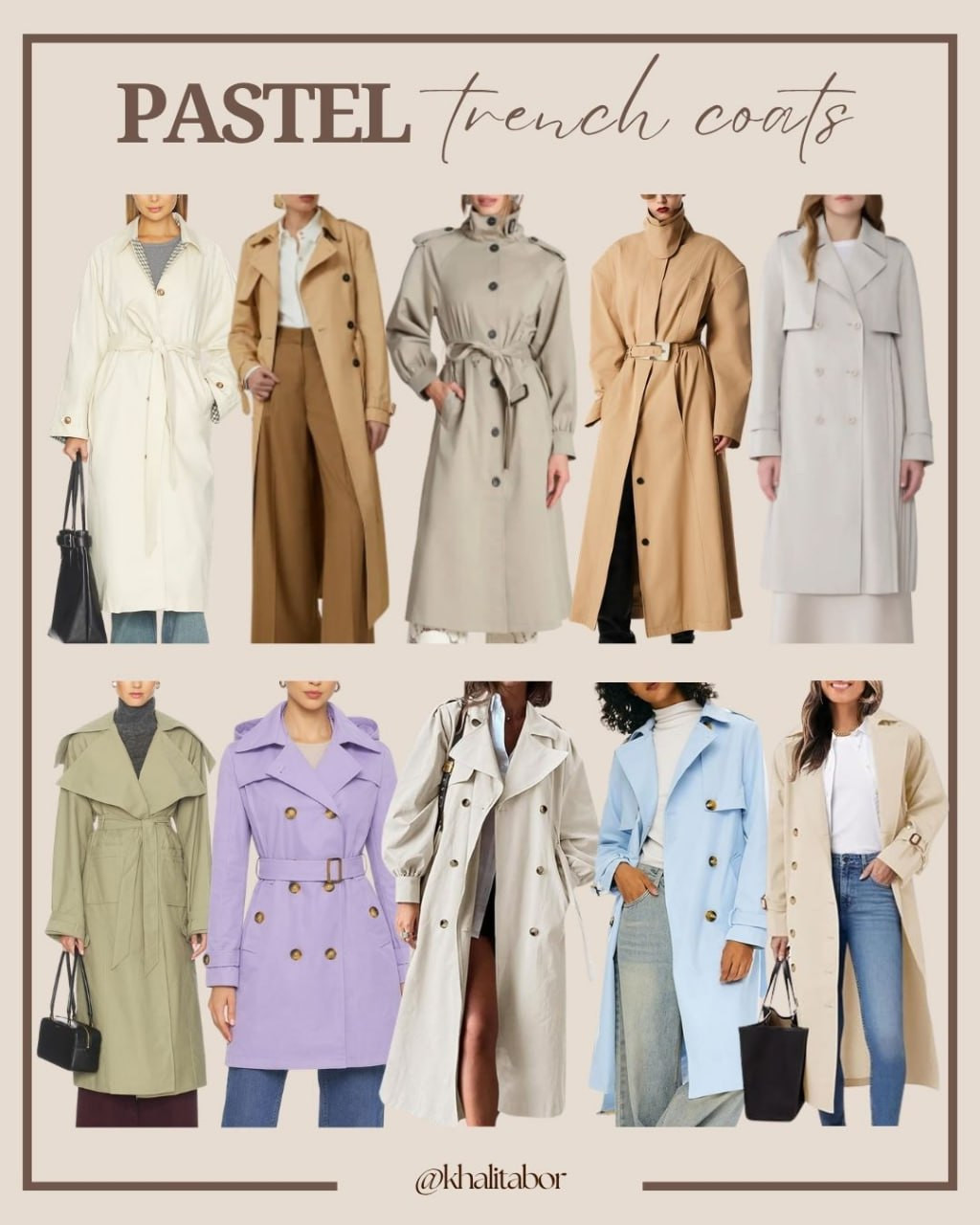 Soft tones, timeless style 💫 A pastel trench instantly makes your outfit look expensive and put together.


// Trench, Trench Coat, Trench Coat Outfits, Coats, Winter Coat, Long Trench Coat, Double Breasted Coat, Amazon Trench Coat, Nordstrom, Revolve 

 #LTKgrwm #LTKootd #LTKSeasonal
