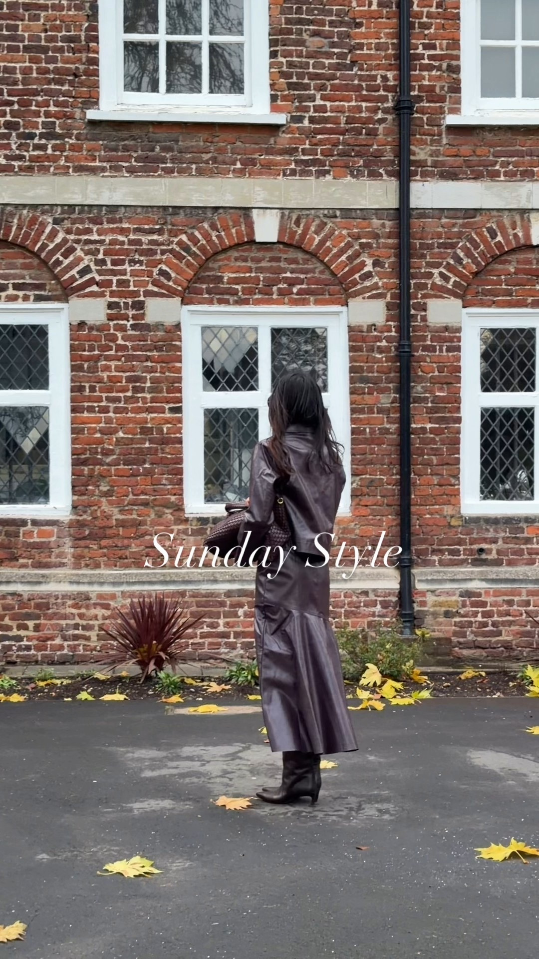 Outfit check 🤎 Obsessed with a matching set, especially in this rich burgundy faux leather. Paired with my pink Mongolian jacket and woven bag for the perfect finish 🫶 What do you think of this look? #outfitcheck

#LTKuk #LTKstyletip