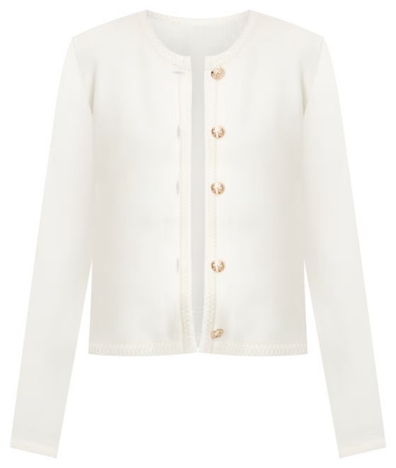 Braided Trim Sweater Jacket | Ann Taylor (US)