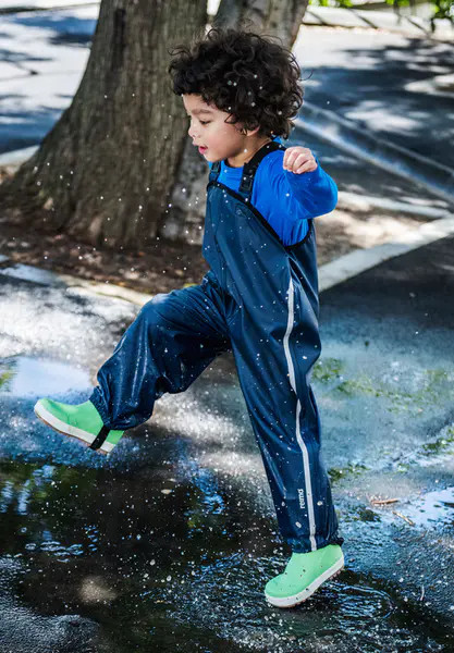 Waterproof Rain Pants with Welded Seams, Suspenders & Foot Loops - Lammikko | Reima US | Reima Oy