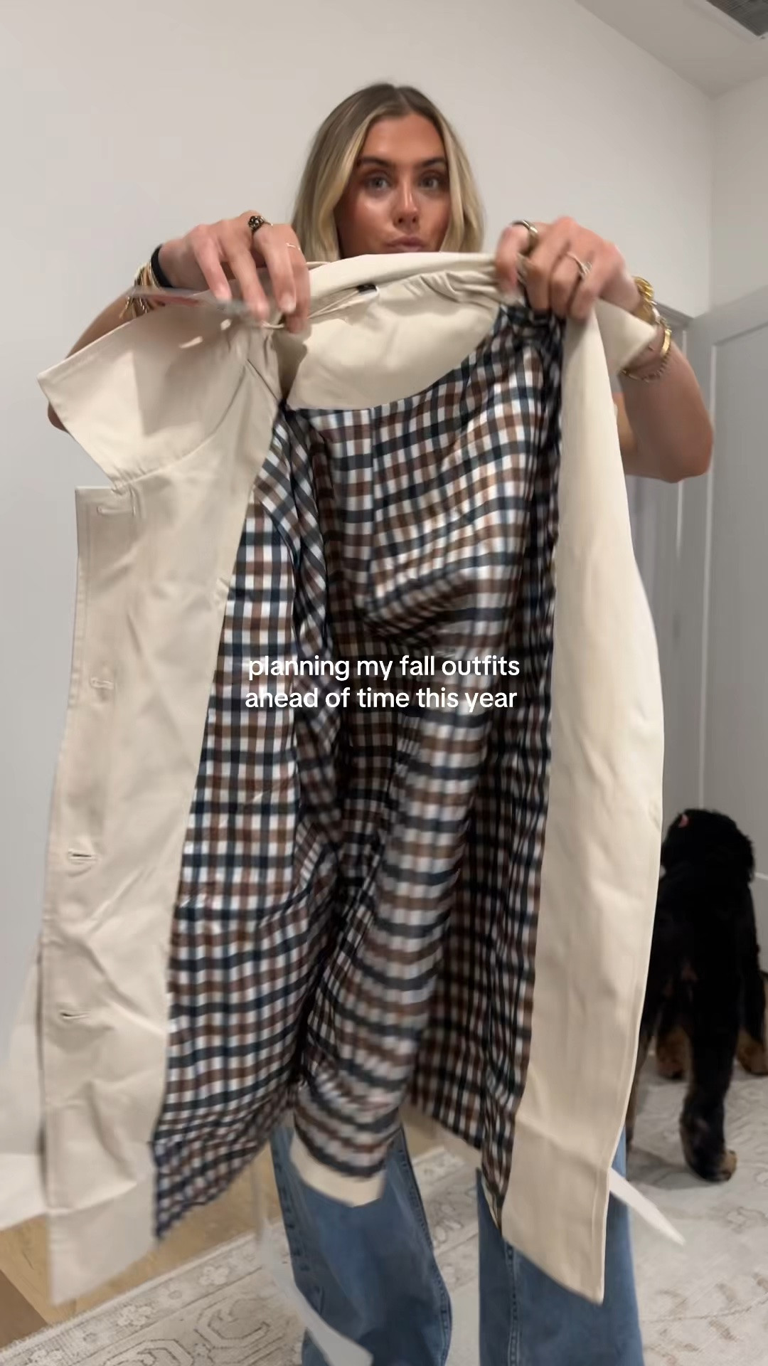 This trench coat jacket is from TikTok shop size small (https://www.tiktok.com/t/ZP9kHqxd4JK9y-qecwC/). I linked similar Amazon trench coat options.

#LTKootd #LTKSeasonal #LTKSaleAlert