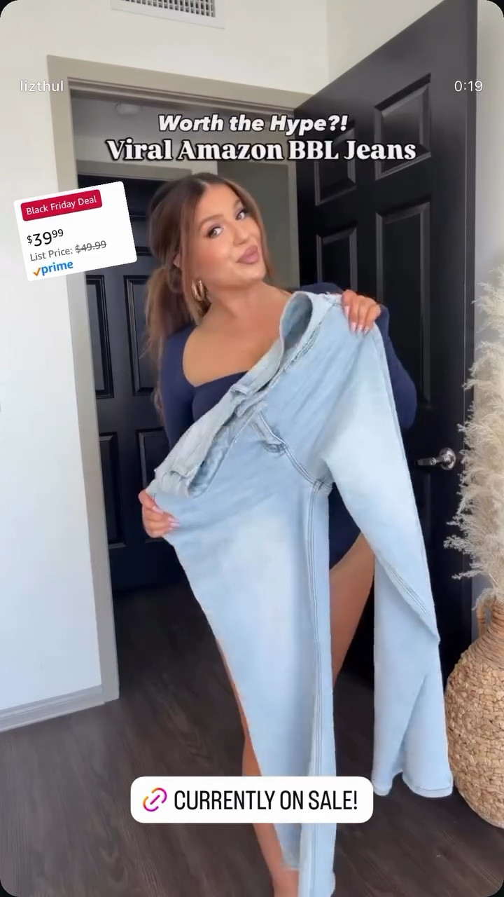 The VIRAL Stretchy, BBL Jeans from Amazon currently on Sale! 🚨Wearing size 31 (high stretch, I typically wear a size US 12) Also linked up my tops, accessories, and undergarments! (L in all tops- all stretchy!)

#LTKjeans #LTKviral

#LTKMidsize #LTKFindsUnder50

#LTKSaleAlert #LTKCyberWeek