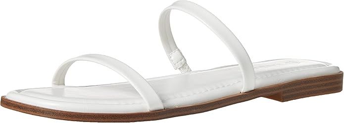 The Drop Women's Paris Square-Toe Two-Strap Flat Sandal | Amazon (US)