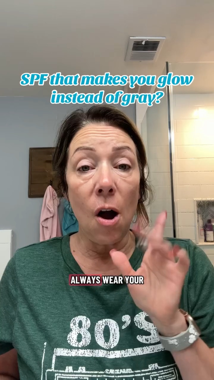DRMTLGY Protect + Glow SPF ☀️ Lightweight, glowy, and hydrating — my daily sunscreen that doubles as skin care! #DRMTLGY #SPFGlow #SkincareTok DRMTLGY