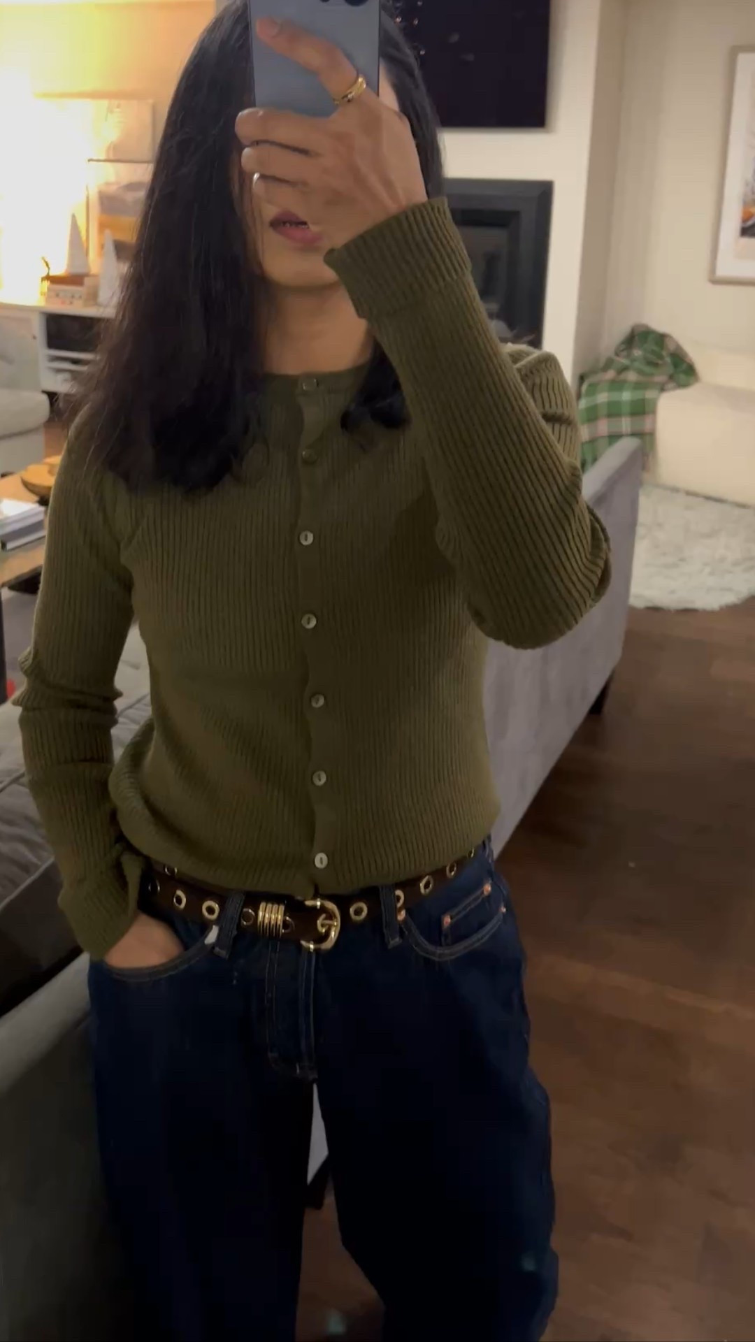 This  green cardigan feels so soft and cozy on the skin. I can’t speak to long-term durability yet, but first impressions are really good.

These jeans honestly surprised me with how nice the loose fit is. Easy, comfy pieces — and quite budget-friendly too.

#LTKGiftGuide #LTKOver40 #LTKdayinmylife
