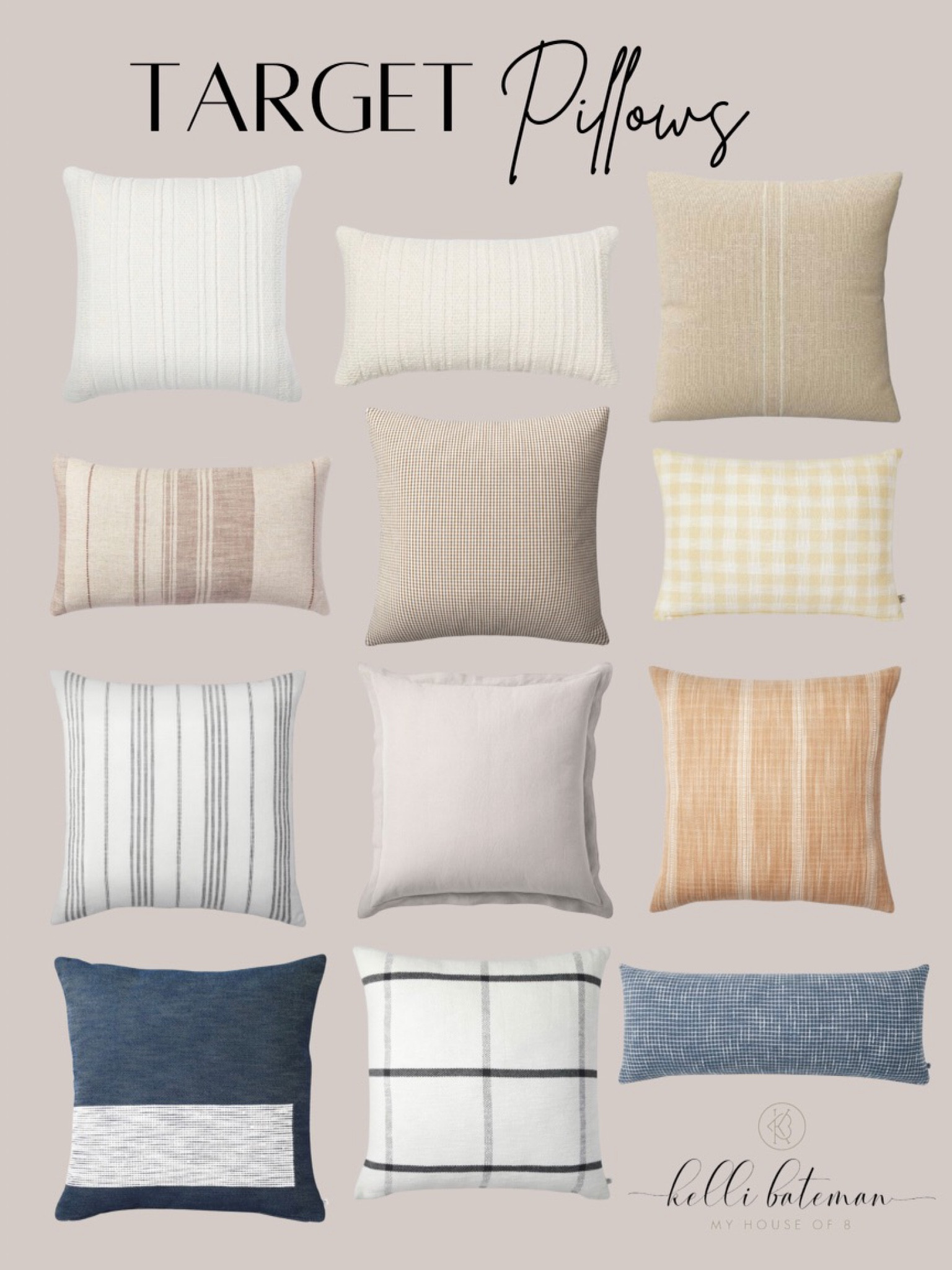 Target throw pillows. 

#LTKunder50 #LTKhome #LTKSeasonal