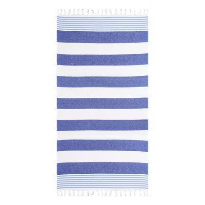 Unique Bargains Sand Free Quick Dry Absorbent Travel Beach Towel 40" x 72" Blue | Target