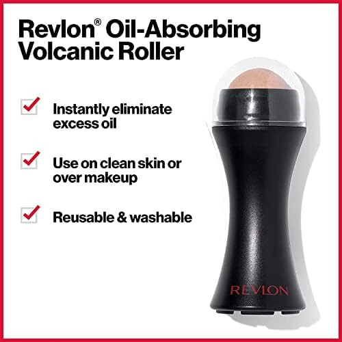 REVLON Oil-Absorbing Volcanic Face Roller, Reusable Facial Skincare Tool for At-Home or On-the-Go Mi | Amazon (US)