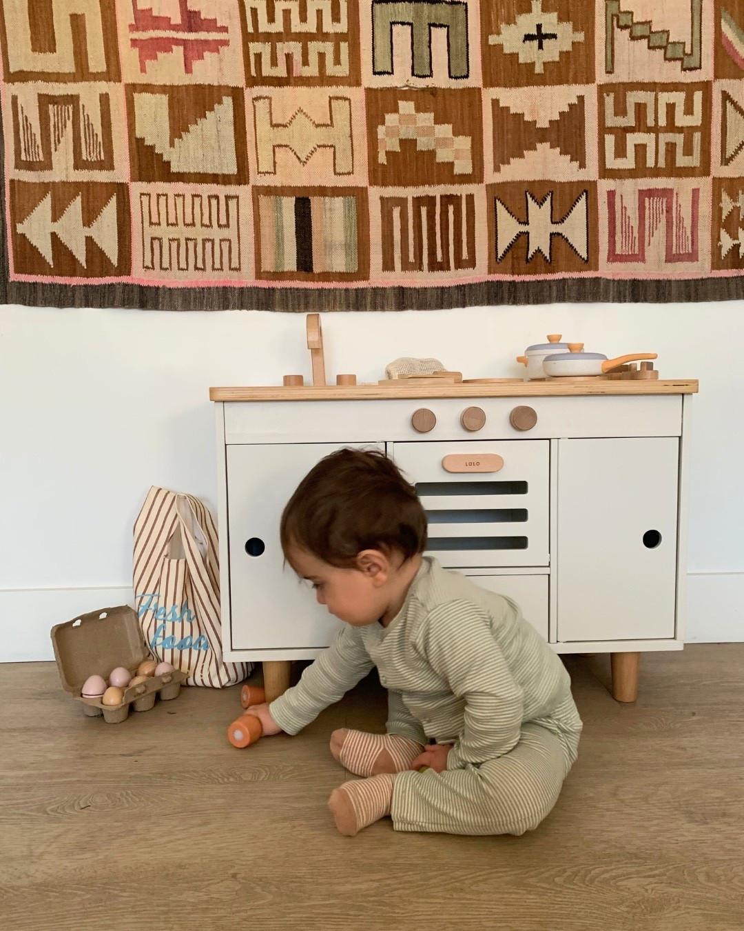The cutest minimalist play kitchen! 

#LTKmomlife #LTKBaby #LTKHome
