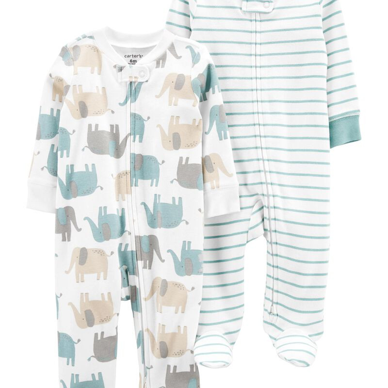2-Pack Zip-Up Cotton Sleep & Plays | Carter's