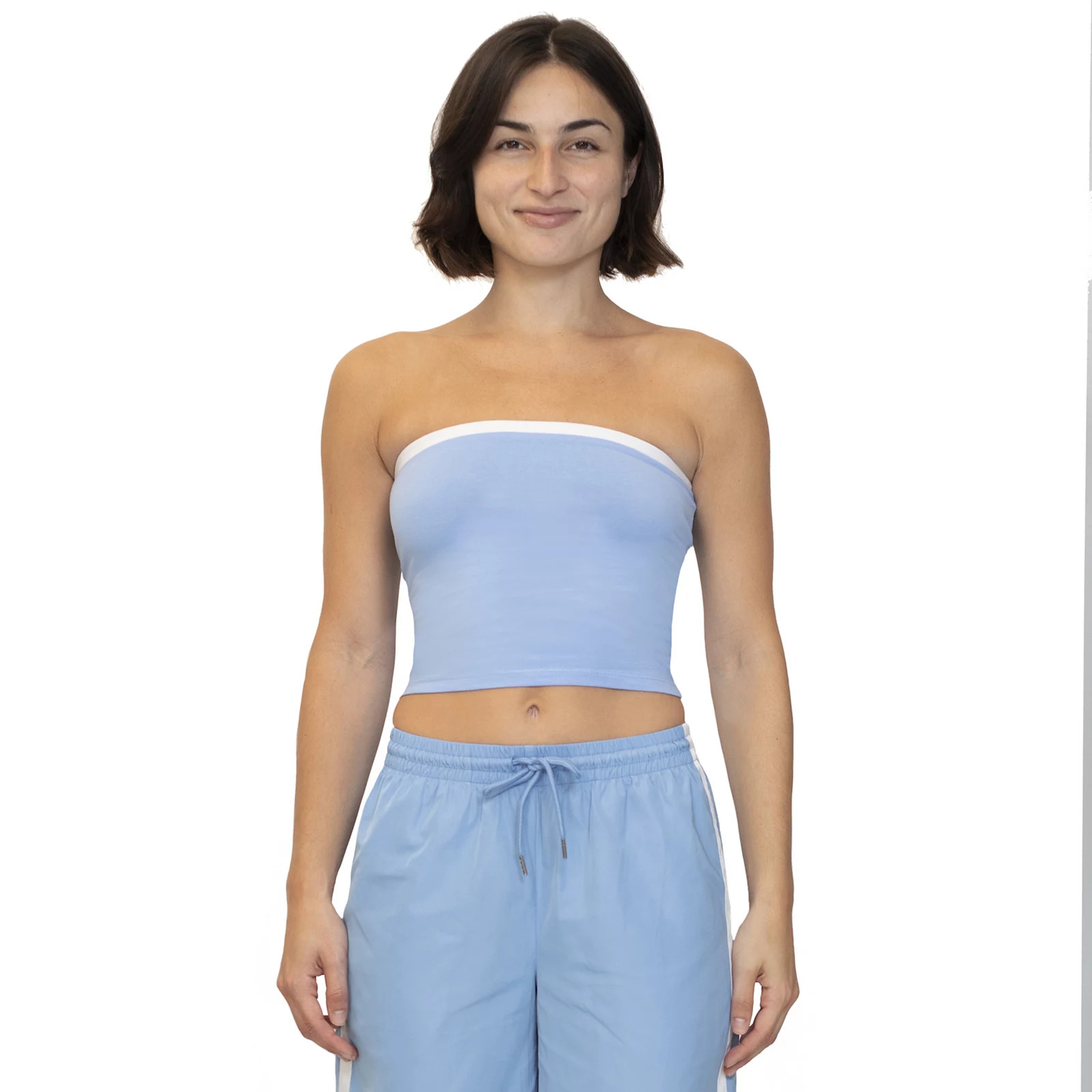 Juniors' madden girl Contrast Neck Tube Top | Kohl's