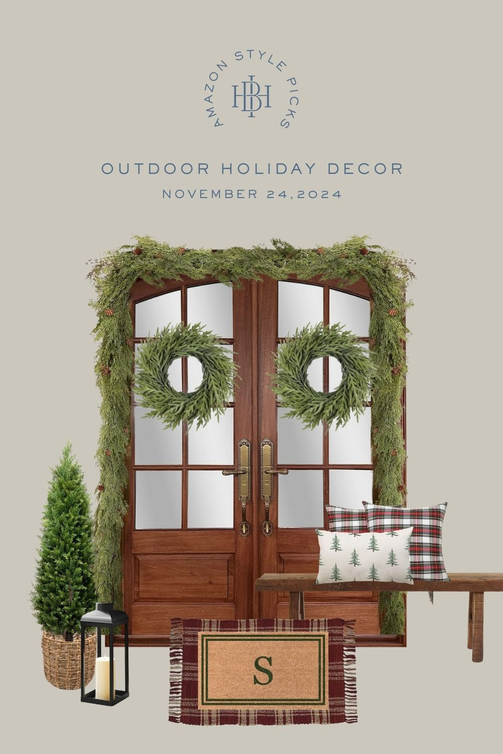 Outdoor holiday decor from Amazon! 

 #LTKHoliday #LTKSeasonal #LTKHome