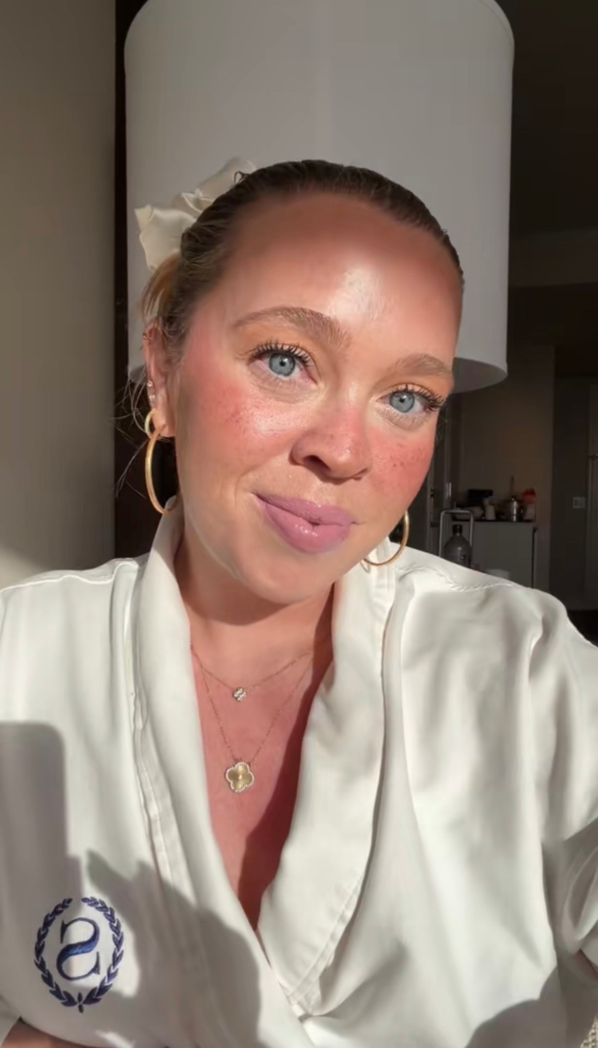 Post beach day glowy make-up routine 🌺🐚✨ Vacation Make Up Routine 

Ilia Foundation: 7W 
Saie Blush: Baby 
Mac Lipstick: Pink Peppermint 

#LTKTravel #LTKBeauty #LTKgrwm