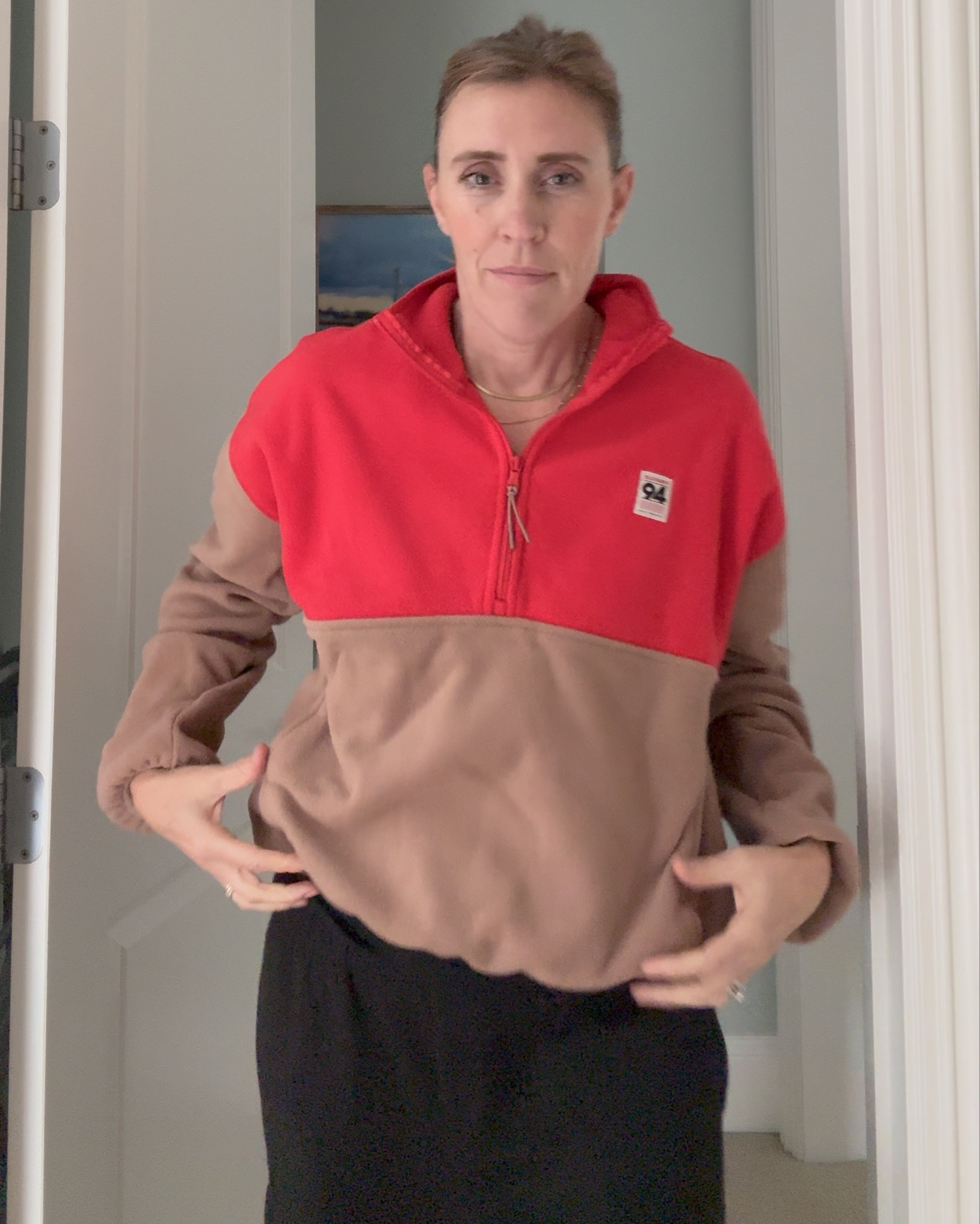 The cutest color combo this holiday season and 50% off! I’m wearing a medium tall  

#LTKFindsUnder50 #LTKTall #LTKHoliday