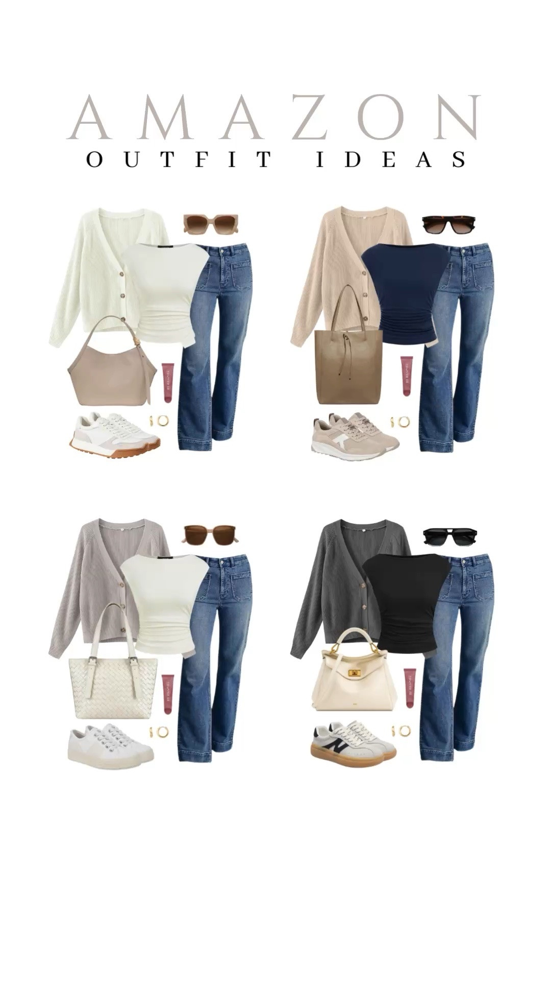 New favorite piece! This boat neck top with wide leg jeans makes styling outfits so easy.
tower 28 lip balm, huggie hoop earrings, leather tote bag, lace up sneakers, spring outfit idea, casual look, vacation style, makeup must have, beauty favorite, functional bag, amazon fashion, affordable style

#LTKU #LTKootd #LTKSeasonal