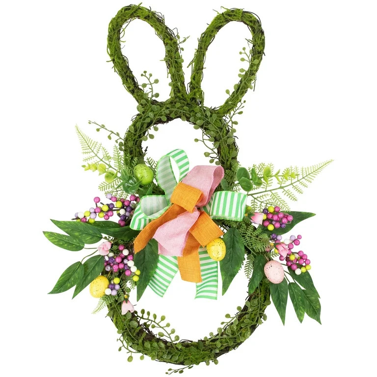 Northlight Twig and Vine Easter Bunny Artificial Wreath - 23" | Walmart (US)