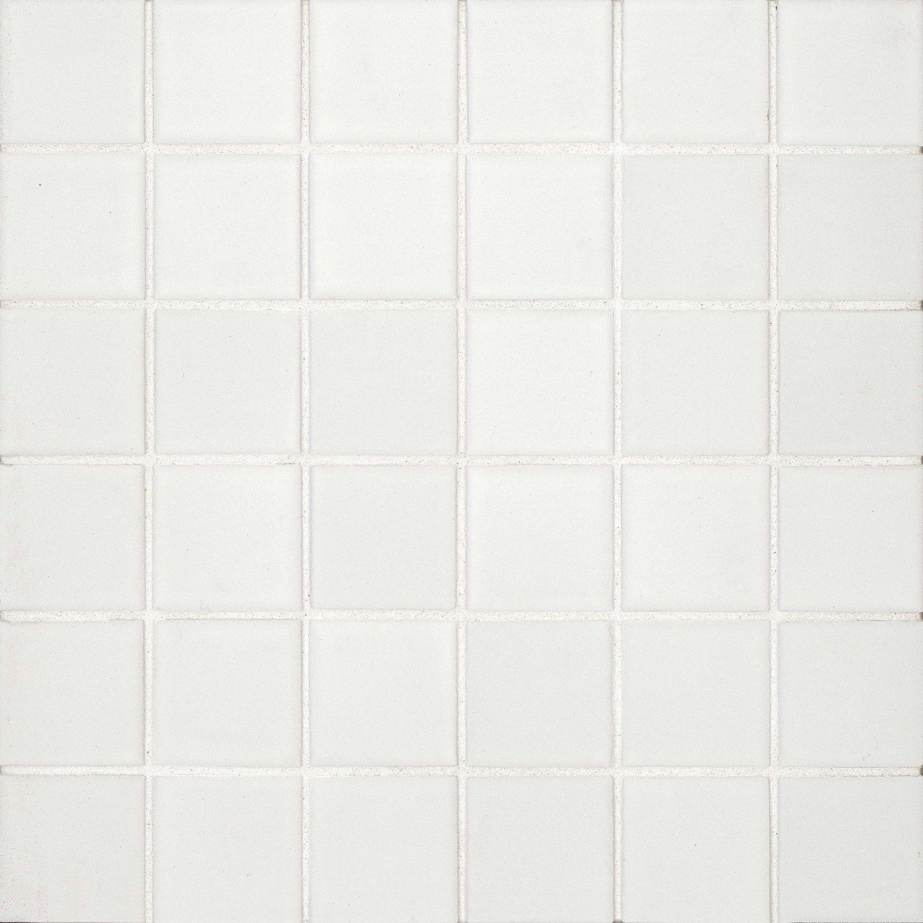 True 2" x 2" Floor & Wall Mosaic in White | Bedrosians Tile & Stone