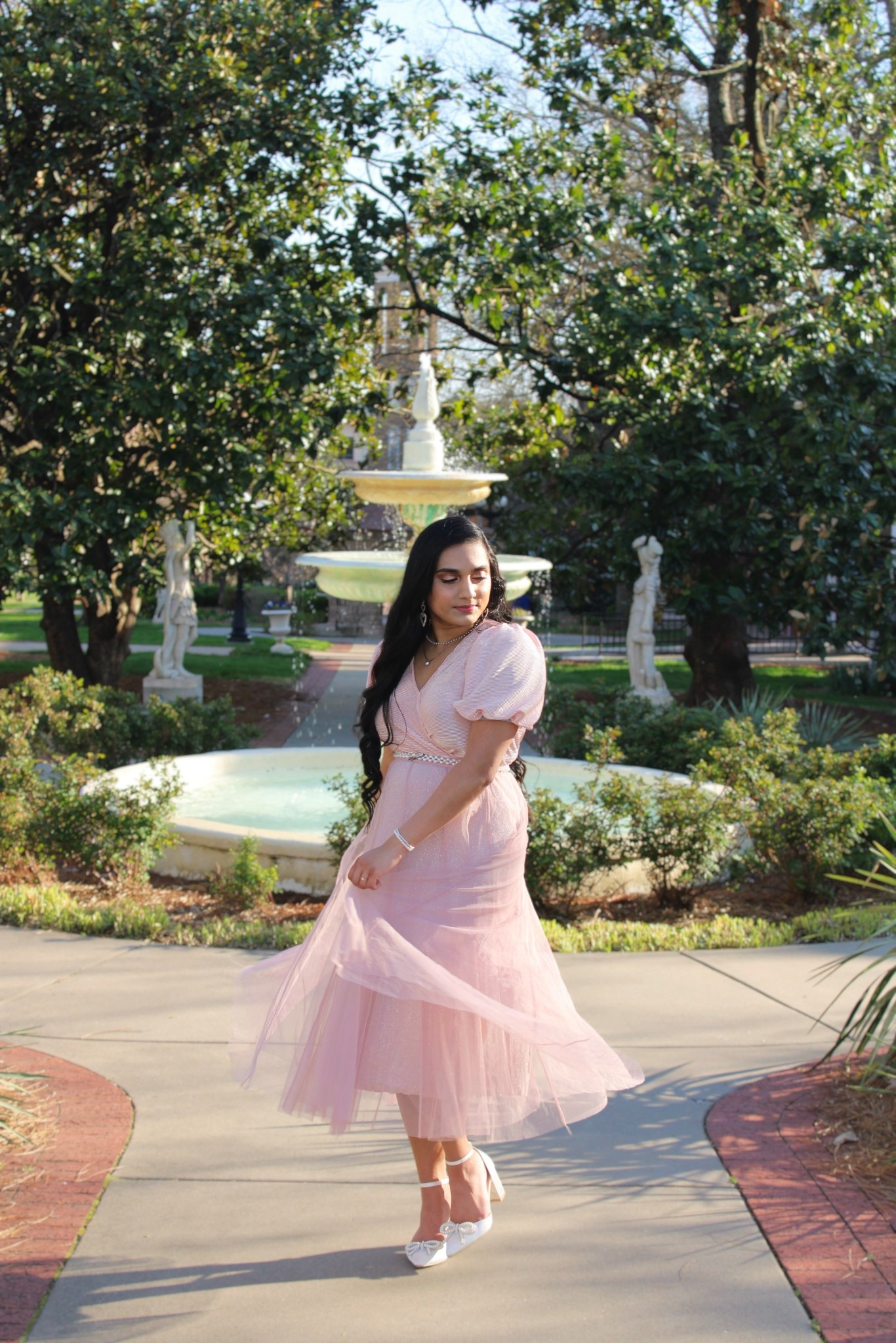 • Best Of Both {Twirls} 💕 •

When the skirt and top match so well it looks like a dress - it’s the best of both worlds! Excited for the Hannah Montana anniversary special tonight and all the nostalgia that comes with it! Who else is watching? ✨

Tulle skirt, pink outfit, pink top, puff sleeve top, pearl belt, pearl bow heels, heart pearl earrings, girly style, girly outfits, girly fashion, feminine style, feminine outfits, feminine fashion 

#LTKSeasonal #LTKWedding #LTKootd