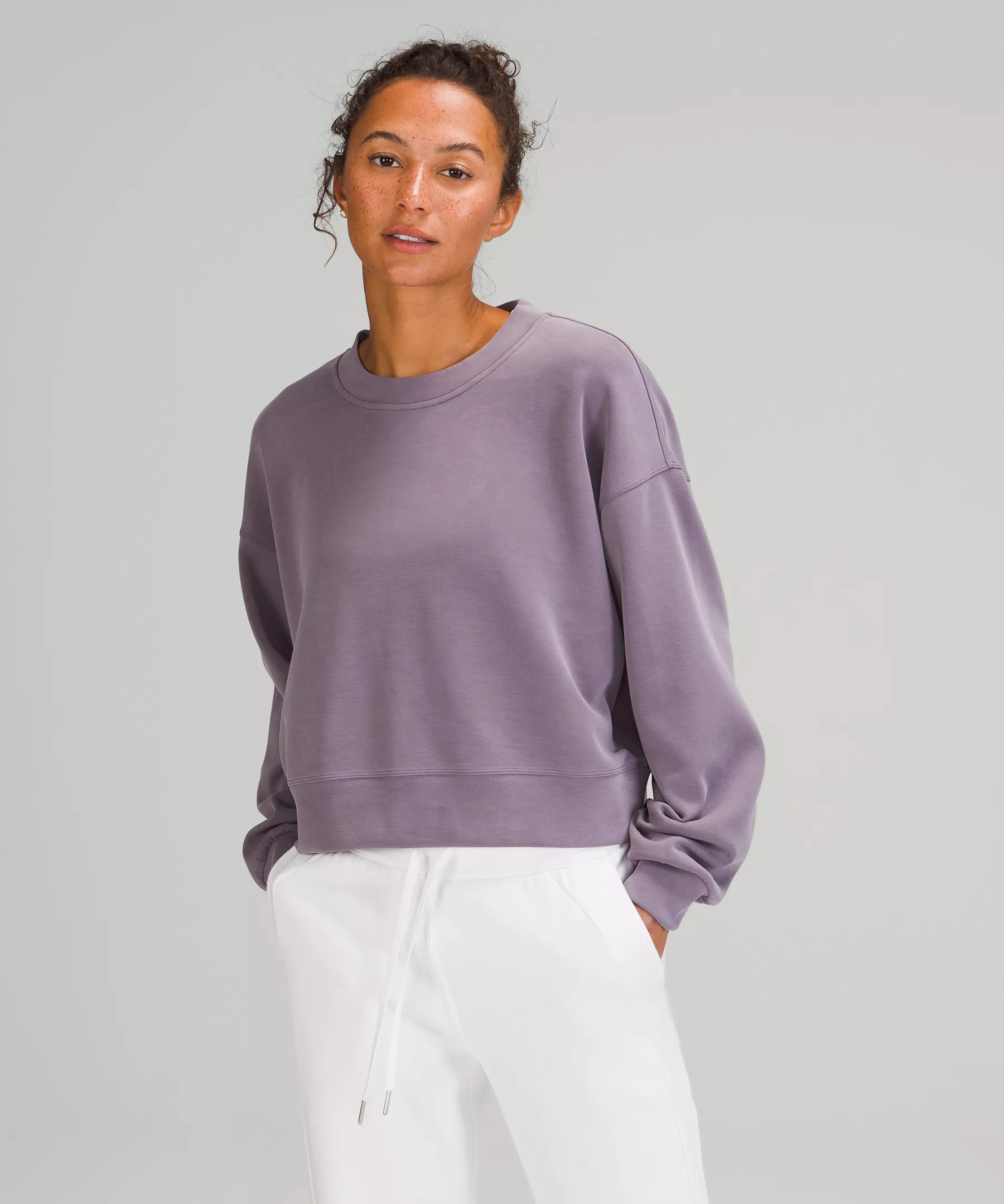 Perfectly Oversized Cropped Crew Softstreme™ | Lululemon (US)
