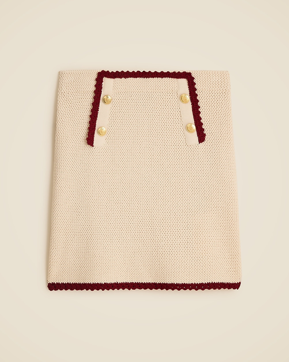 Crochet mini skirt with contrast trim | J. Crew US
