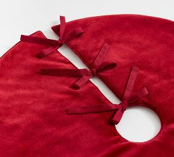 Mini Classic Velvet Tree Skirt | Pottery Barn (US)