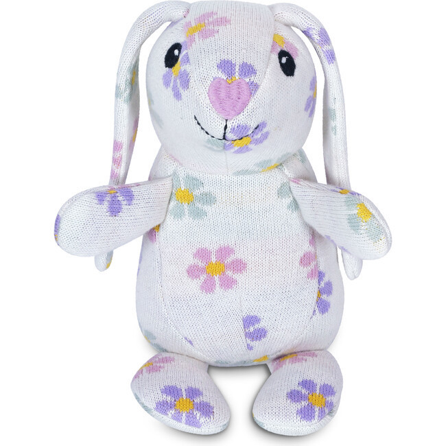 Organic Knit Patterned Bunnies, Daisy Bunny | Maisonette