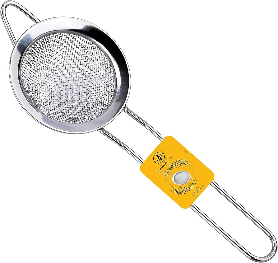 Small Tea Strainer - 8 cm Pack of 1 - Metal Sieve Stainless Steel, Fine Mesh Strainer | Kitchen S... | Amazon (UK)