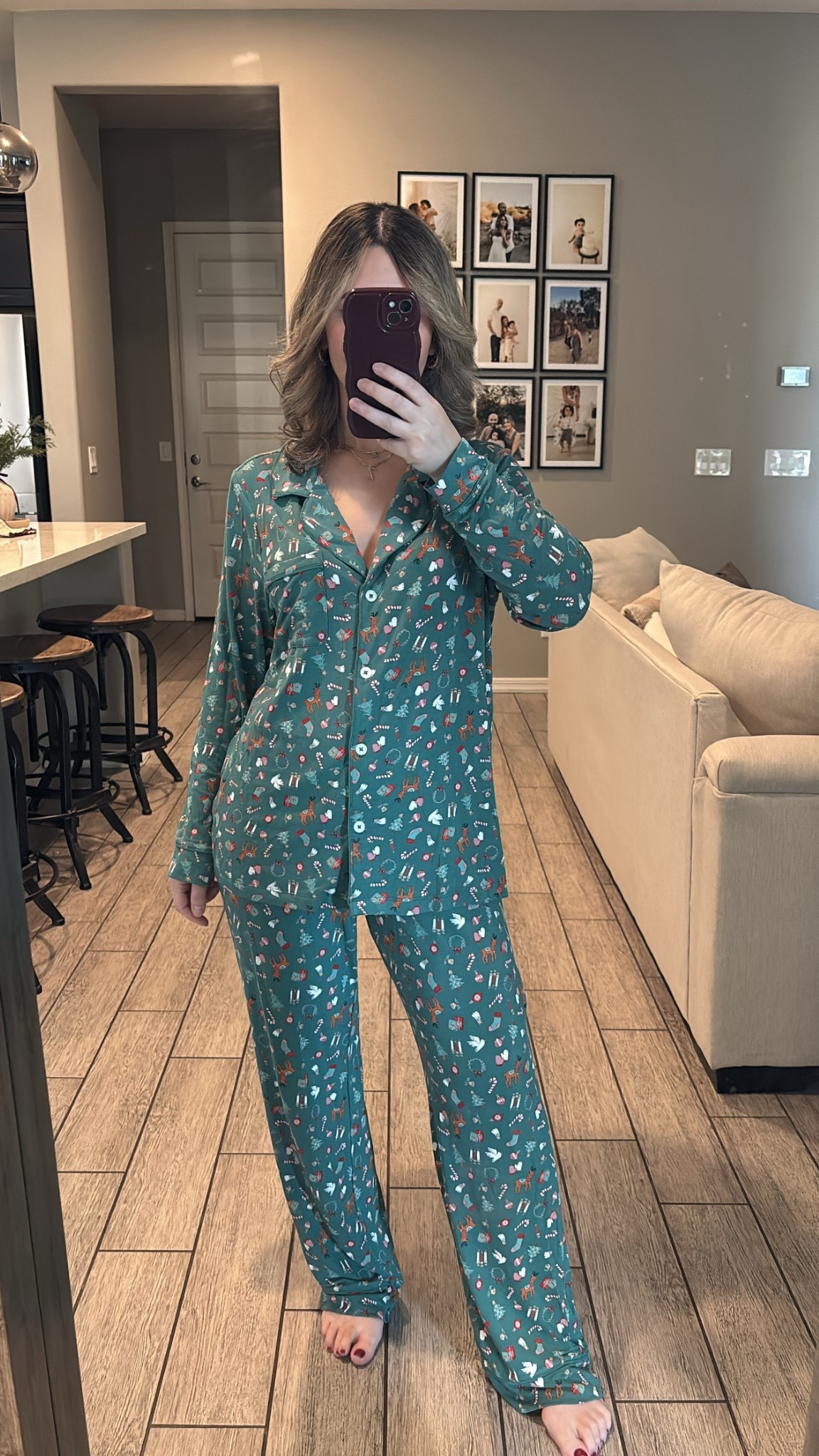 so so comfy & soft!! Wearing M 

#pajamas #christmaspajamas #affordablepajamas #amazonfinds #amazonpajamas #amazonsale #familypjsets #familypjs #christmaspjs #holidaypajamas #matching #sofiagrainge #christmaspajamasale 

#LTKHoliday #LTKSeasonal #LTKFindsUnder50
