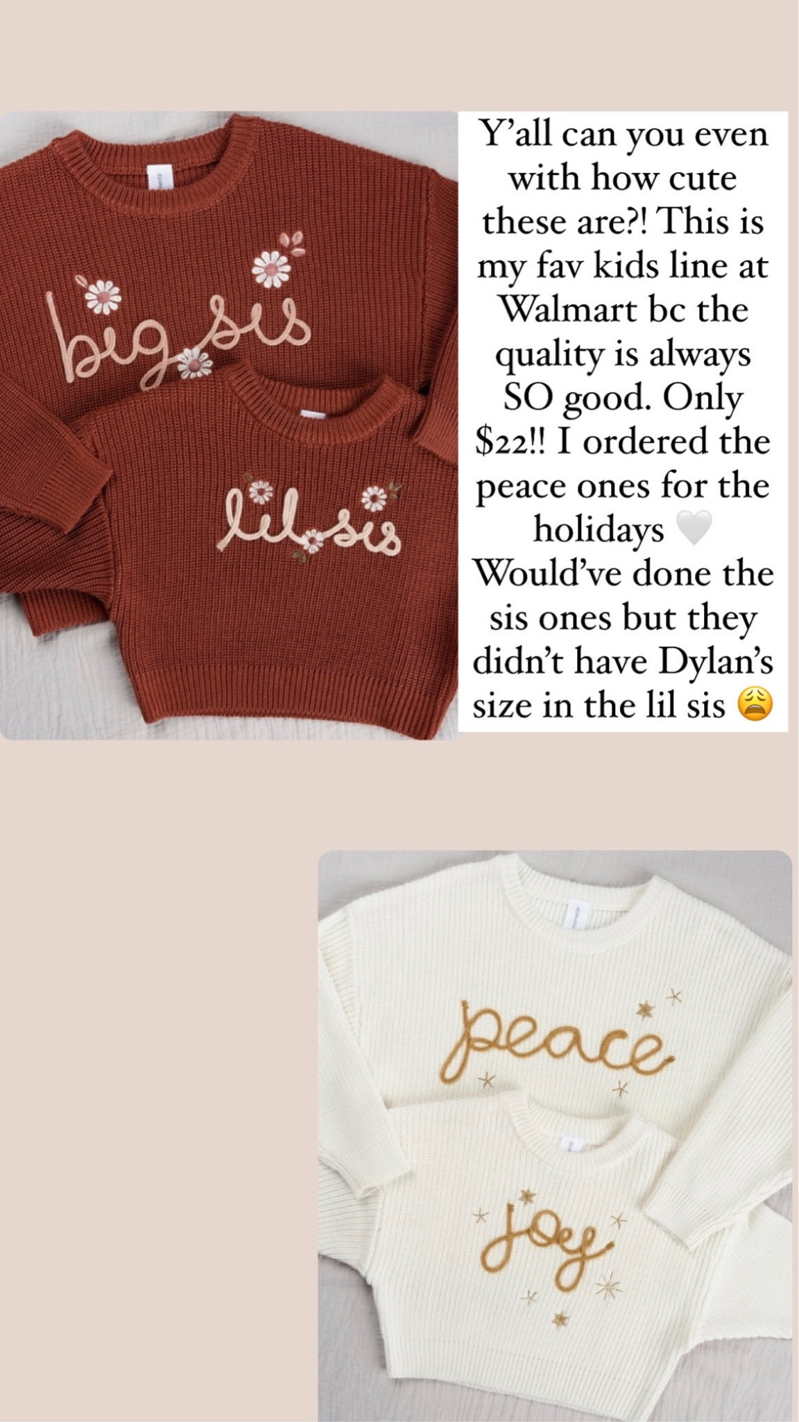 Walmart matching sweaters for kids 

#LTKkids #LTKHolidaySale #LTKHoliday