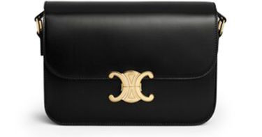 Medium Triomphe bag in shiny calfskin - CELINE | 24S (APAC/EU)