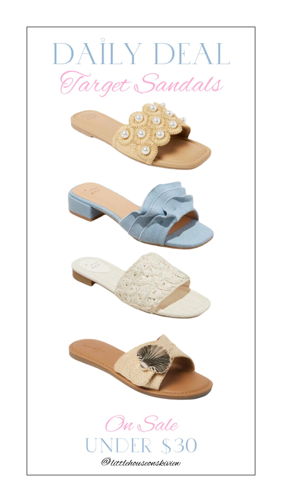 Daily Deal!! 25% Off Target sandals 🎉

#LTKSaleAlert #LTKFindsUnder50 #LTKSeasonal
