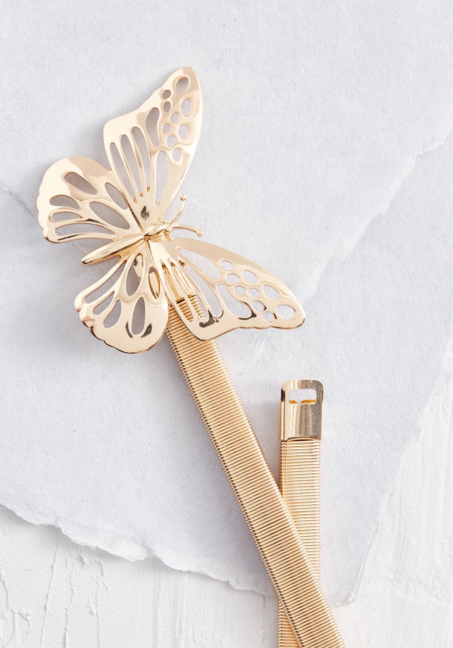 Tranquil Trinket Metal Stretch Belt | Modcloth