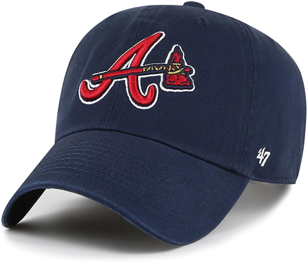 '47 MLB Alternate Primary Logo Clean Up Adjustable Hat Cap, Adult One Size | Amazon (US)