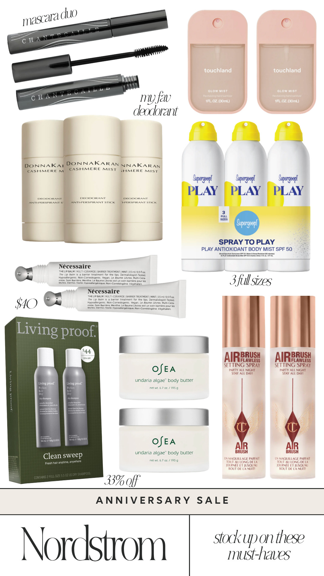 Nordstrom beauty must-haves you need to stock up on before the sale is over! 

 #LTKootd #LTKSeasonal #LTKSaleAlert