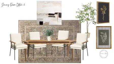 Dining Room Table, Light Wood Dining Room Table, White Dining Chairs, Target Home Decor, Dining Room Rugs, Neutral Rug, Large Art, Dining Room Tree

#LTKfamily #LTKstyletip #LTKhome