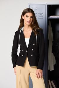 Cato Fashions | Cato Varsity Hooded Blazer | Cato Fashions