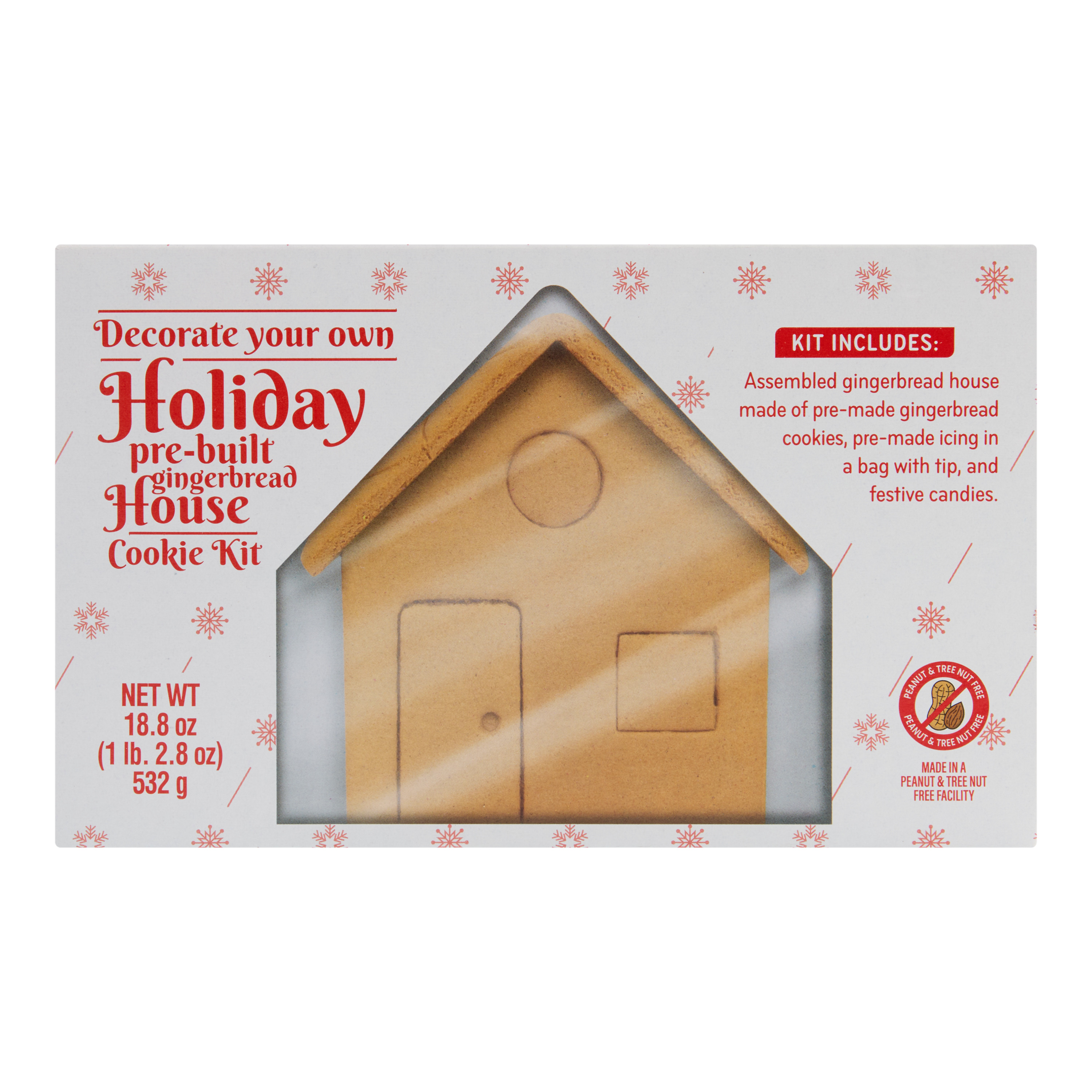 Create-A-Treat Holiday House Pre Built Gingerbread Kit | World Market