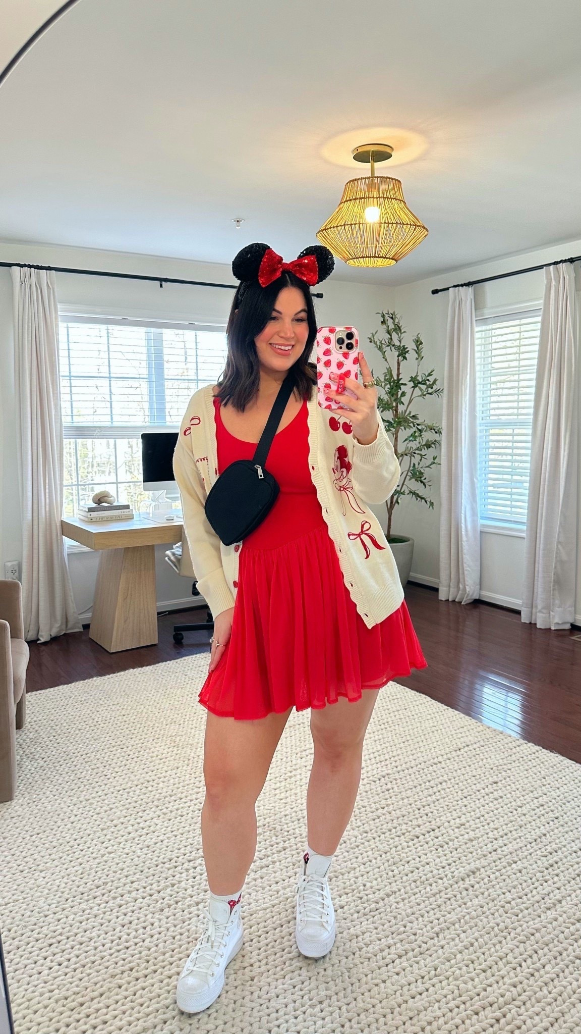 Midsize disney outfit! Definitely had valentines day in mind with this outfit but really this could work any time of the year! Love this active dress from @torrid with the cutest cardigan from @boxlunch 

Dress - size 0
Cardigan - size xl 
Ears are from the Disney parks but added some similar options 



#LTKSeasonal #LTKMidsize #LTKValentine