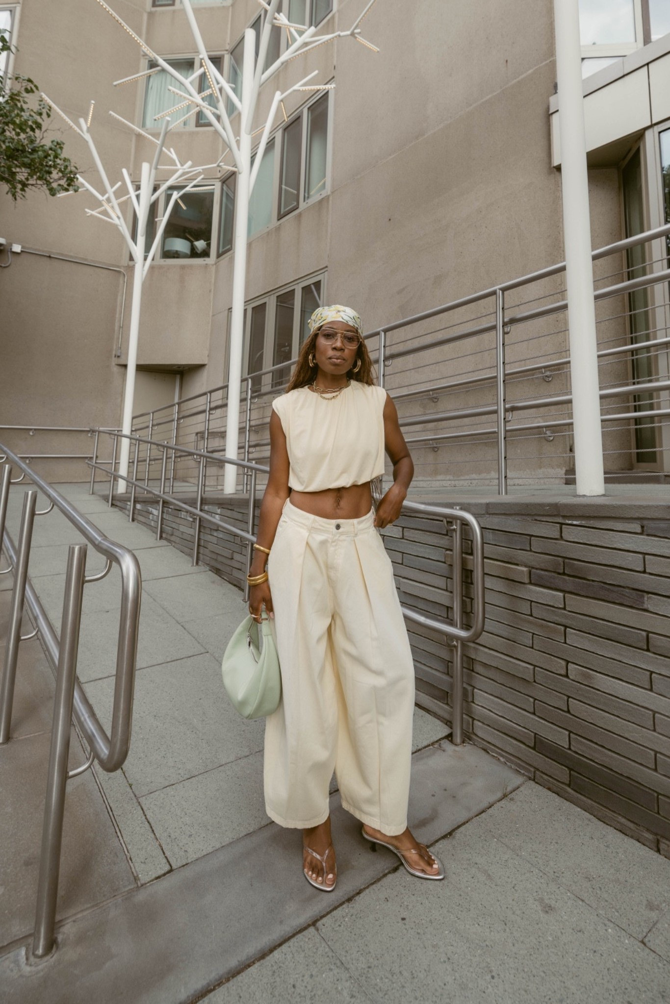 Yellow bubble crop top balloon pants outfit

#LTKgrwm #LTKootd